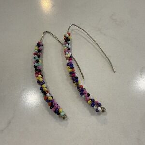 BaubleBar Cait Drop Earrings 3 Inch Bold Glam Dangle